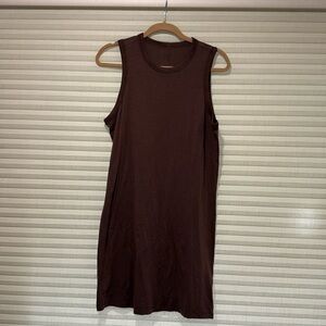 Brown Lululemon Cotton Tank Dress